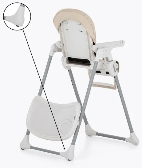 PETITE&MARS - Detská jedálenská stolička GUSTO ružová