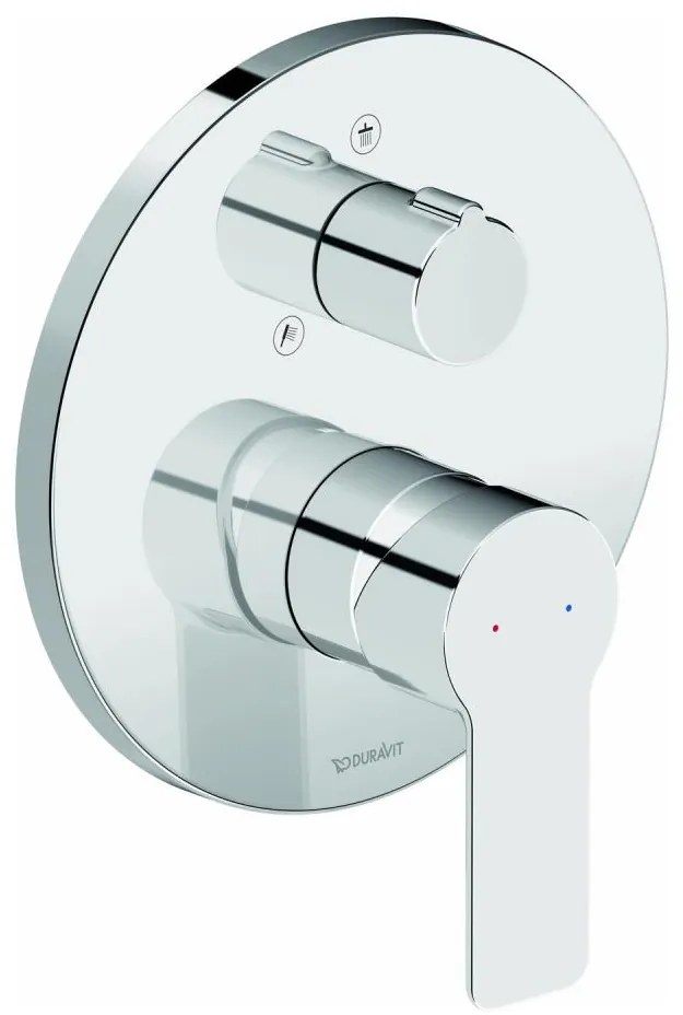 Duravit DC4210012010 - Sprchová batéria pre podomietkovú inštaláciu D-CODE lesklý chróm