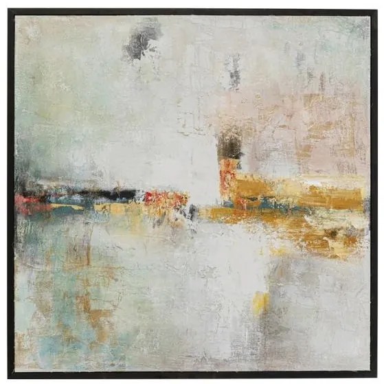 Dust obraz zlatý 120x120 cm