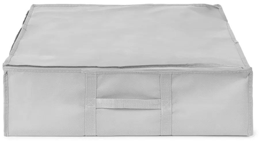 Vákuový/vystužený látkový úložný box na oblečenie 56x56x16,5 cm Granit – Compactor