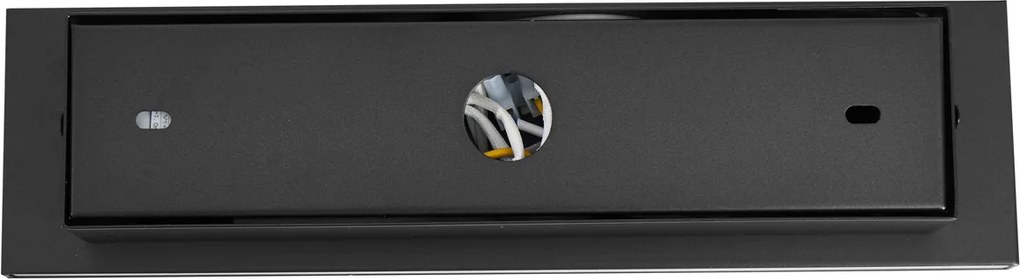 Moderné nástenné svietidlo čierne nastaviteľné s USB-C vrátane LED - Modric