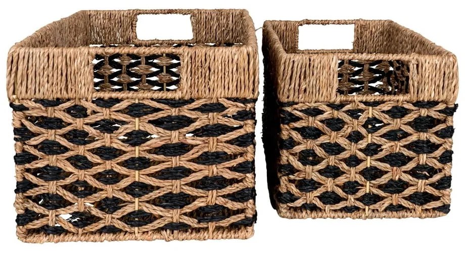 Košíky z morskej trávy v súprave 2 ks 25x40x21 cm Salar – House Nordic