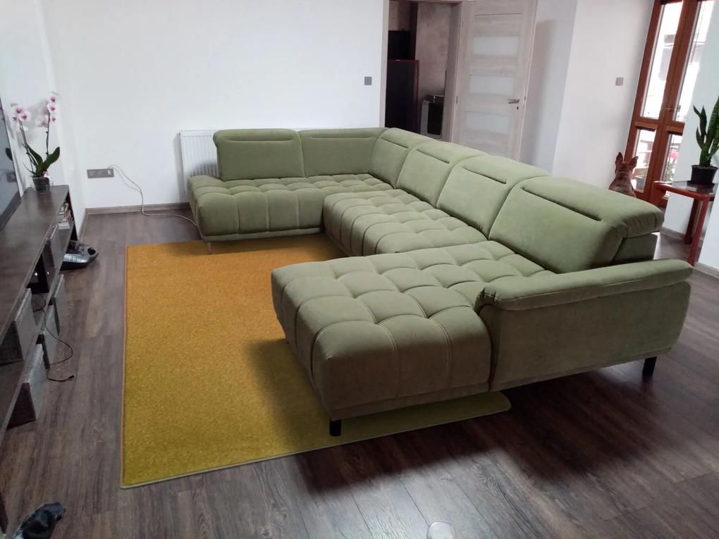 Vopi koberce Kusový koberec Eton Exklusive žltý - 350x450 cm