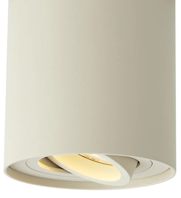 Moderný béžový reflektor pre 1-fázový koľajnicový systém - Iconic Rondoo Up