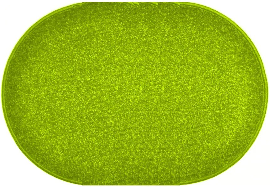 Vopi koberce Kusový zelený koberec Eton ovál - 160x240 cm