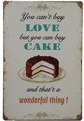 Ceduľa Love Cake