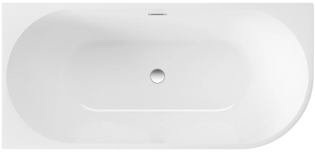 Deante Silia, voľne stojaca rohová vaňa 170x80 cm, ľavá, biela lesklá, DEA-KDS_017L