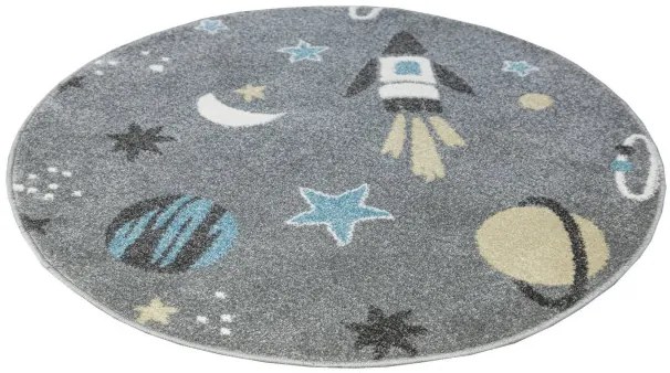 Koberec Lima C276A Rocket Space Grey sivý / krémový kuh