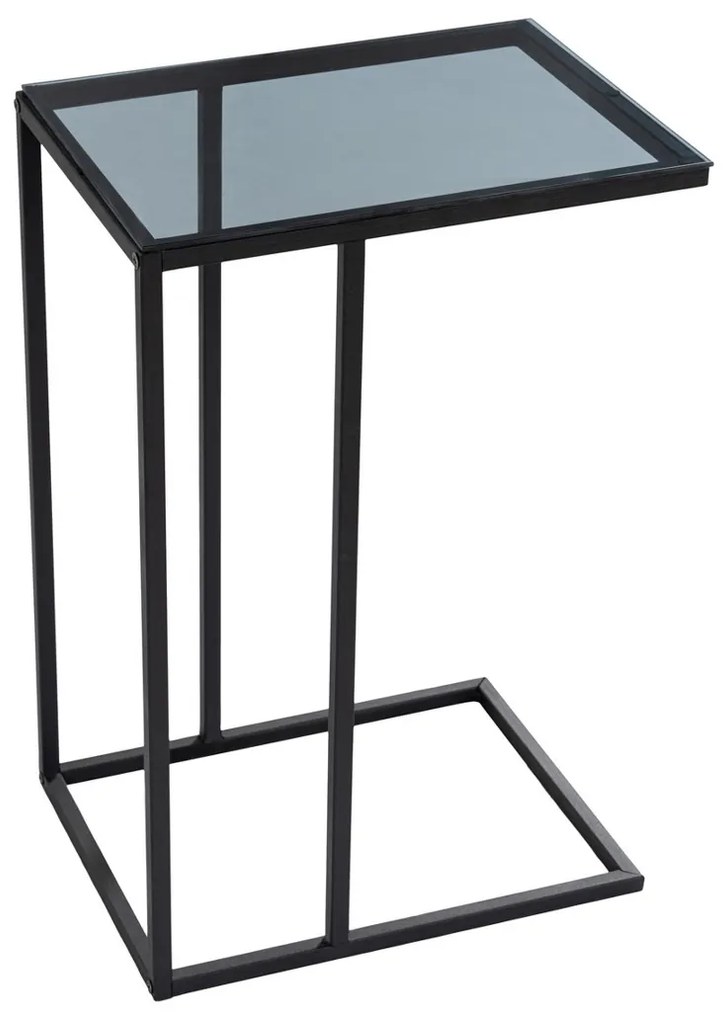 Odkladací stolík Alaska C Smoked Glass