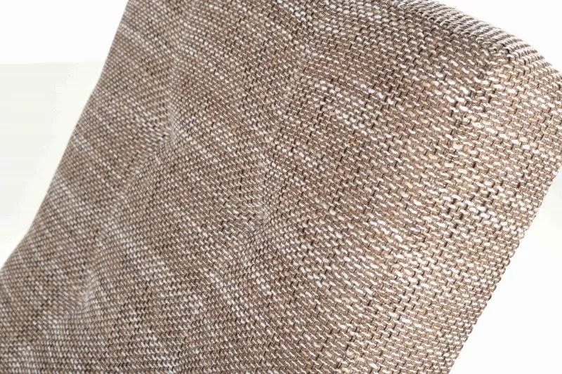 Kreslo pohojdávacie Oskar, hnedá / orech (berlin 04)