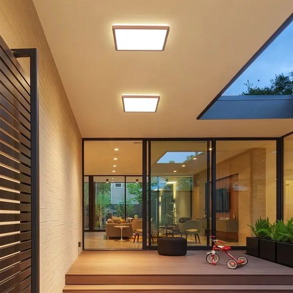 BRILAGI - LED kúpeľňové stropné svietidlo ULTRA SLIM LED/24W/230V 42x42 cm ružovo-zlaté IP54