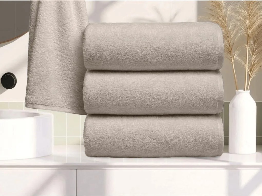 Uterák NORIELLE 50x90 cm béžový, 100% bavlna