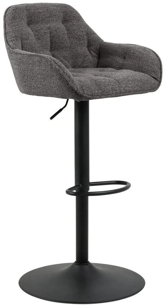 ELENA Antracit (tkanina Monza 130)/čierna noha - BAROVÁ STOLIČKA ČALÚNENIE BOUCLÉ DO KUCHYNE/OBÝVAČKY/REŠTAURÁCIE