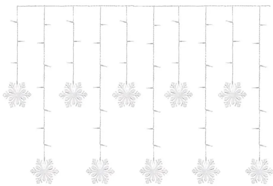 LED Vianočný záves 60xLED/1,35W 635x50 cm studená biela