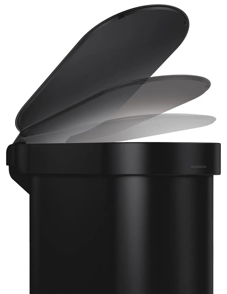 Pedálový oceľový odpadkový kôš 45 l Slim – simplehuman