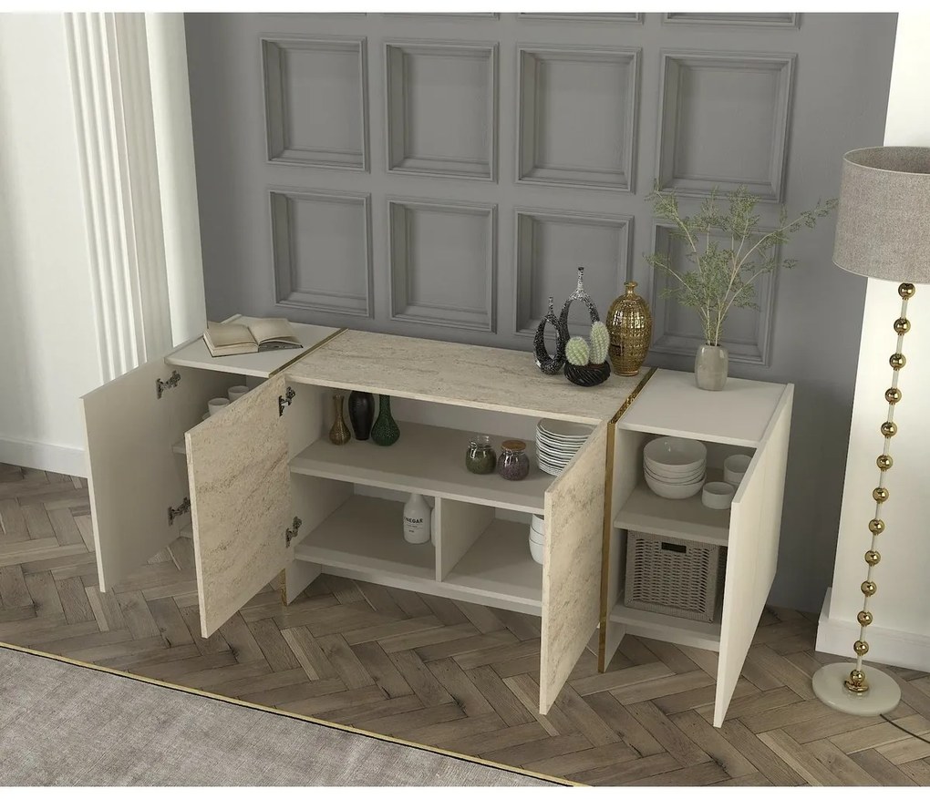 Skrinka Veyron Travertine and Sandstone