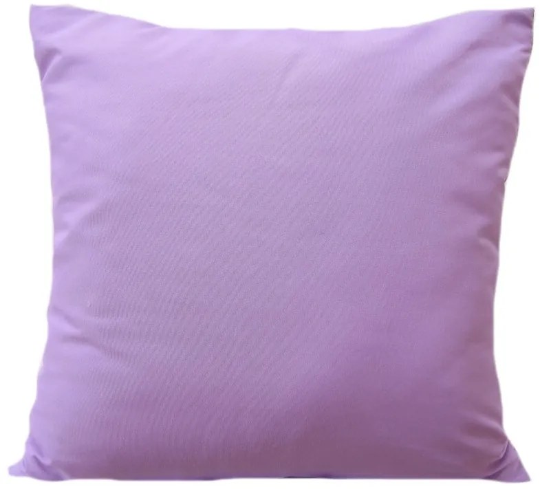 Jednofarebná obliečka v slabo fialovej farbe 50x60 cm