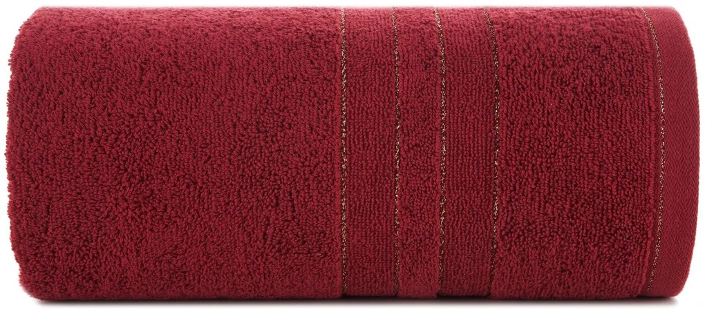 BAVLNENÝ UTERÁK GALA 70X140 CM BORDOVÁ