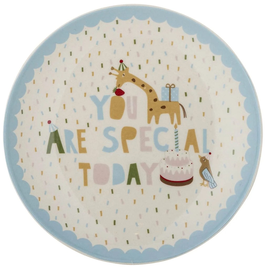 Bloomingville Keramický tanier Celebrate Blue Ø 16 cm