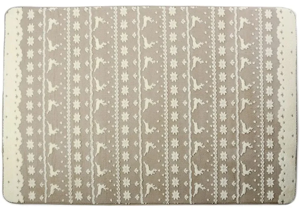 Tutumi Bergen, plyšový koberec 120x170cm, béžová, SHG-04009