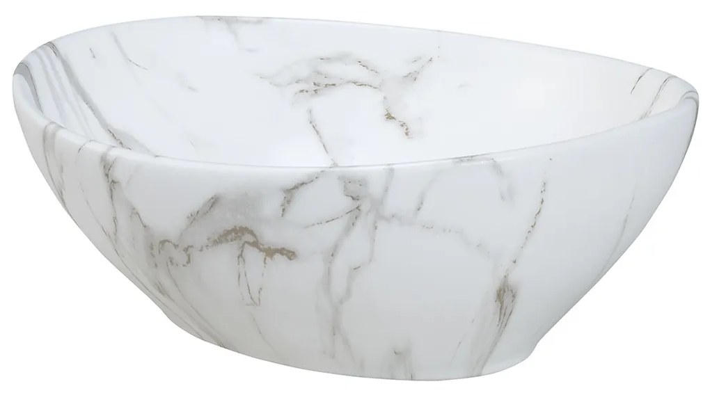 Umývadlo na dosku Pati biele