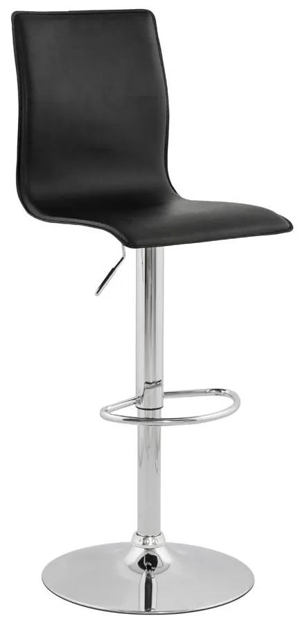 Dizajnová barová stolička Liam čierna - II. Trieda
