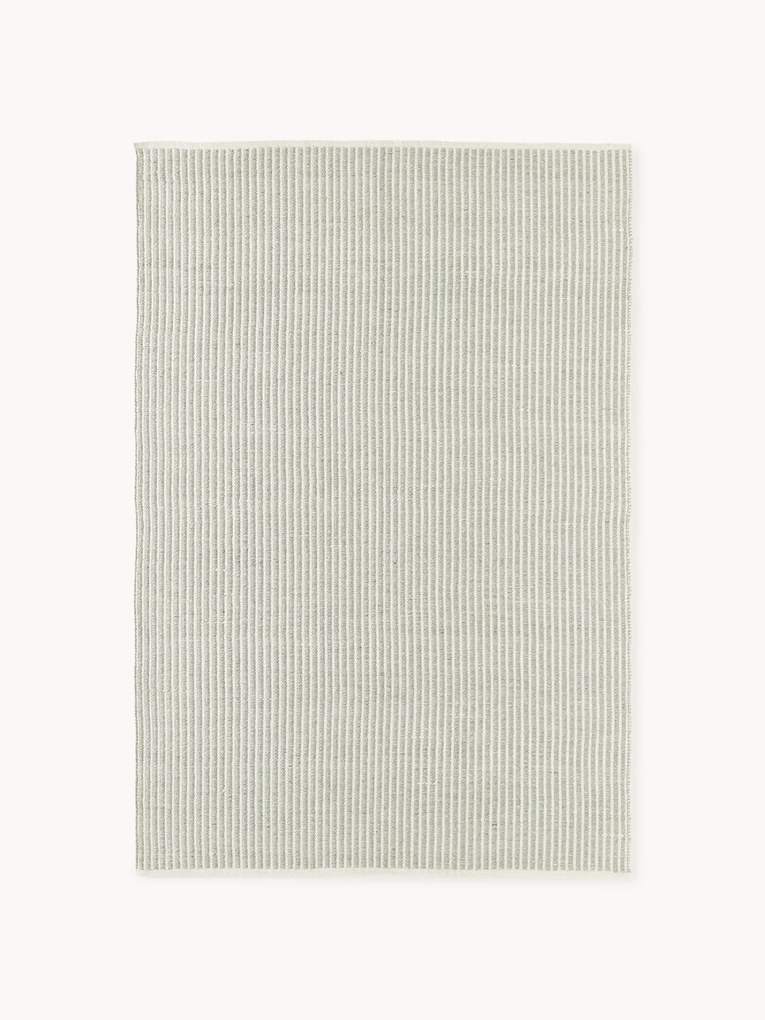 Ručne tkaný pruhovaný koberec do interiéru/exteriéru Turner