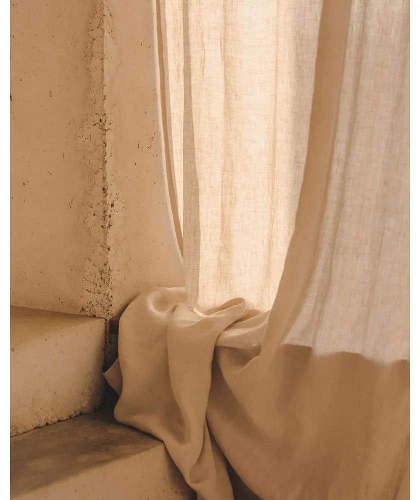 Béžový záves 140x260 cm Mahina – Kave Home