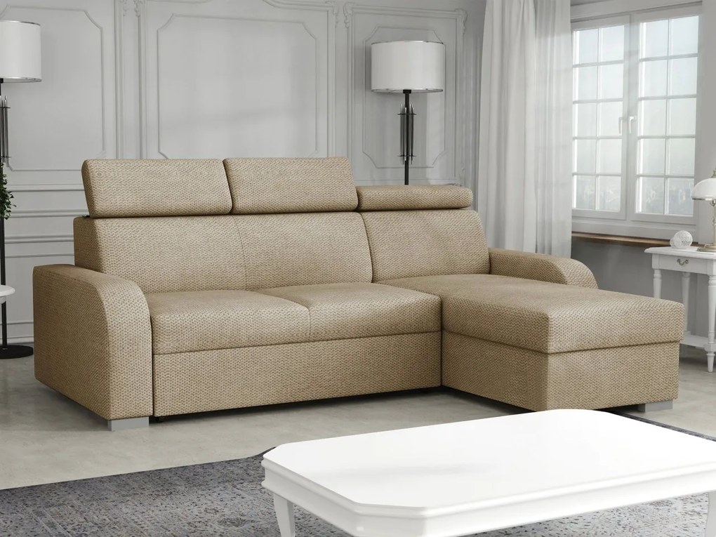 Rohová sedacia súprava Lyseri 2rLC (béžová). Vlastná spoľahlivá doprava až k Vám domov. 1122481