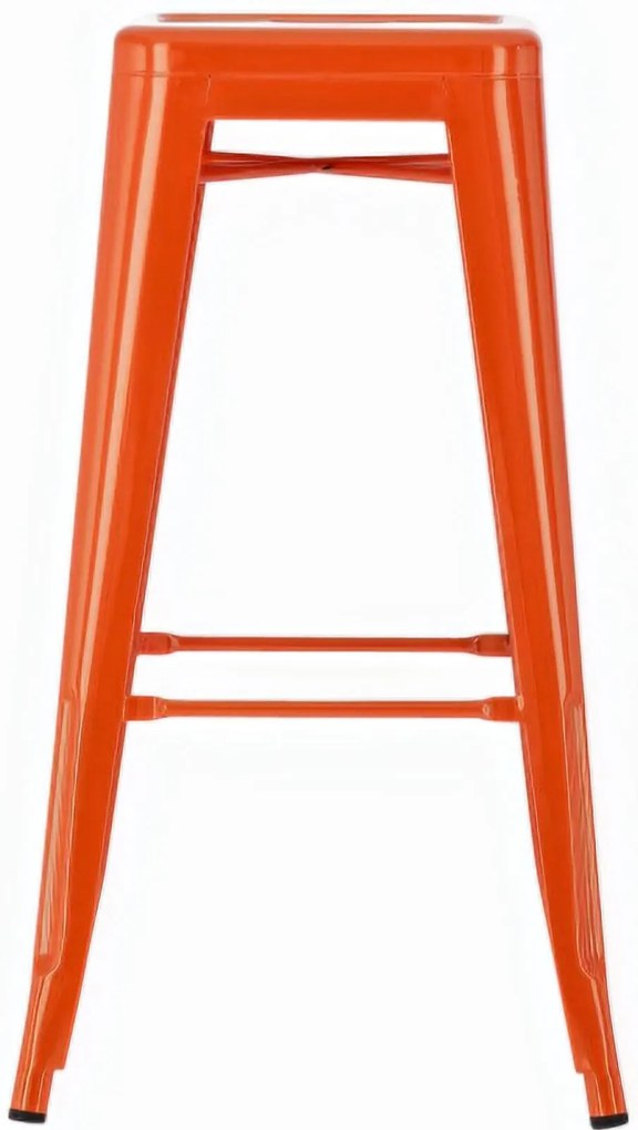 Kovová barová stolička Josh - Oranžová