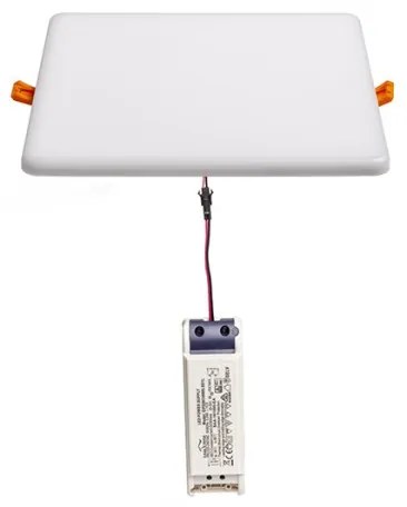 RENDL BELI SQ 21 zápustné svietidlo mliečny akrylát 230V LED 24W IP65 3000K R13522