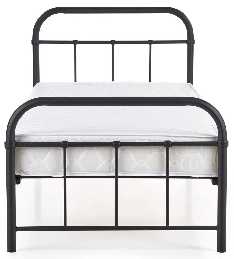 Jednolôžková posteľ 90 cm Lashell 90 (bez matraca) (čierna). Akcia -6%. Vlastná spoľahlivá doprava až k Vám domov. 1039454