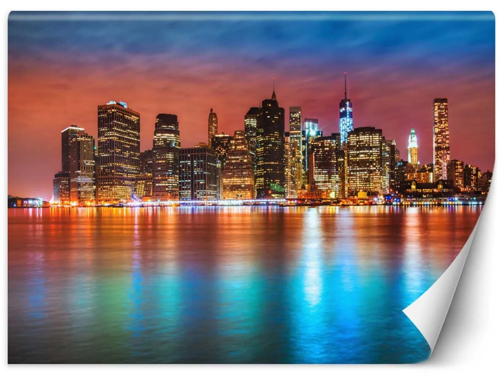 Gario Fototapeta Manhattan v noci Materiál: Vliesová, Rozmery: 350 x 245 cm