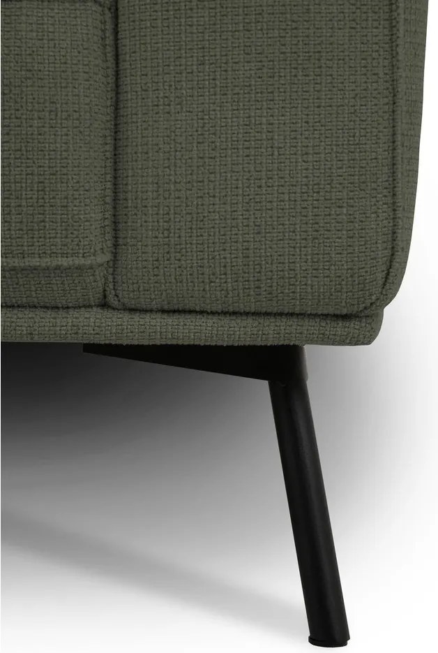 Tmavozelená ženilková rohová pohovka (ľavý roh/do L) Amsterdam – Scandic