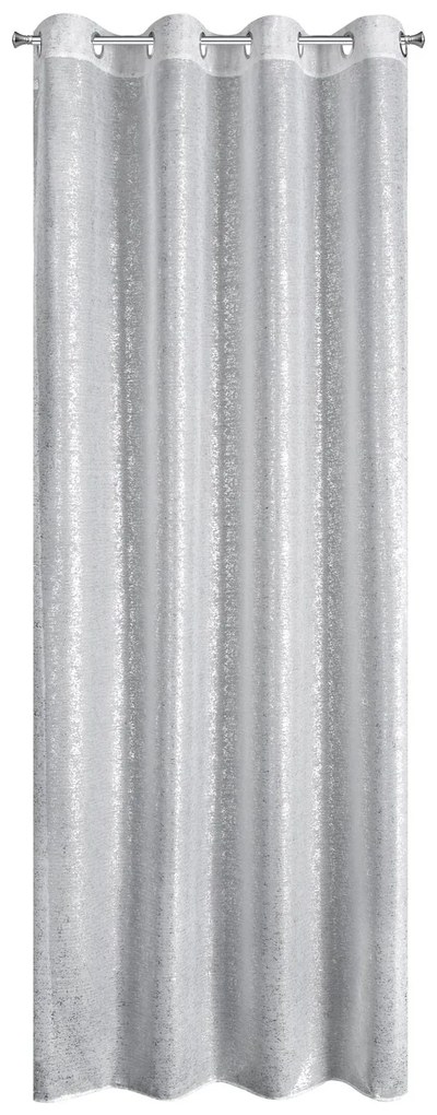 ZÁVES NA KRÚŽKOCH MILY 140X250 CM BIELA