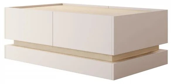 Konferenčný stolík Arlotekis L97 4K, Farby: čierna / dub cremona