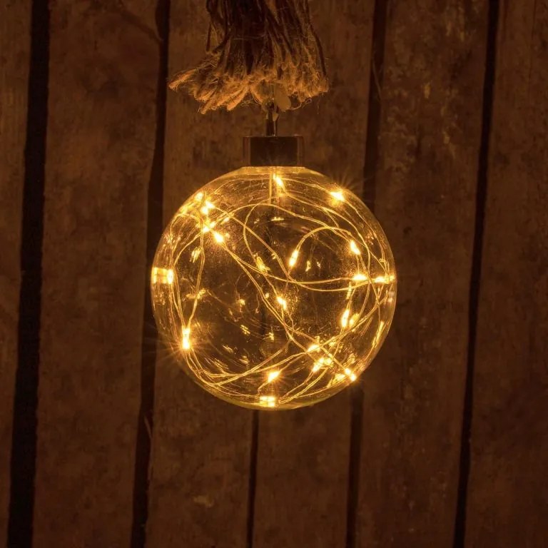 Nexos 75905 Dekorácia- gule na lane, 20 LED, teplá biela, 3 ks