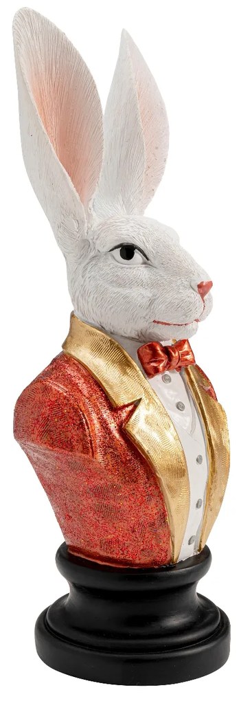 Gentleman Rabbit dekorácia viacfarebná 32 cm