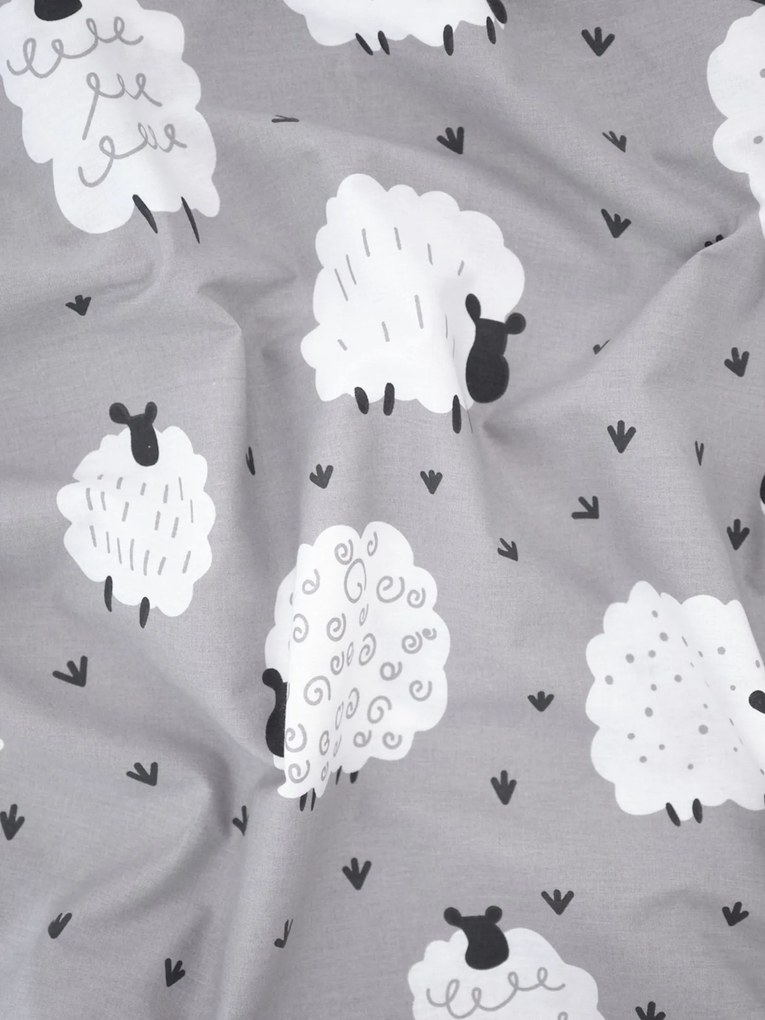 Bavlnená obliečka na vankúš Renforcé 40 × 60 cm - Ovečky