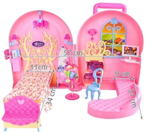 ISO Skladací domček pre bábiky, 8675