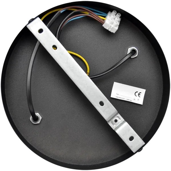 Bodové svietidlo CENTRO 3xE27/15W/230V čierna