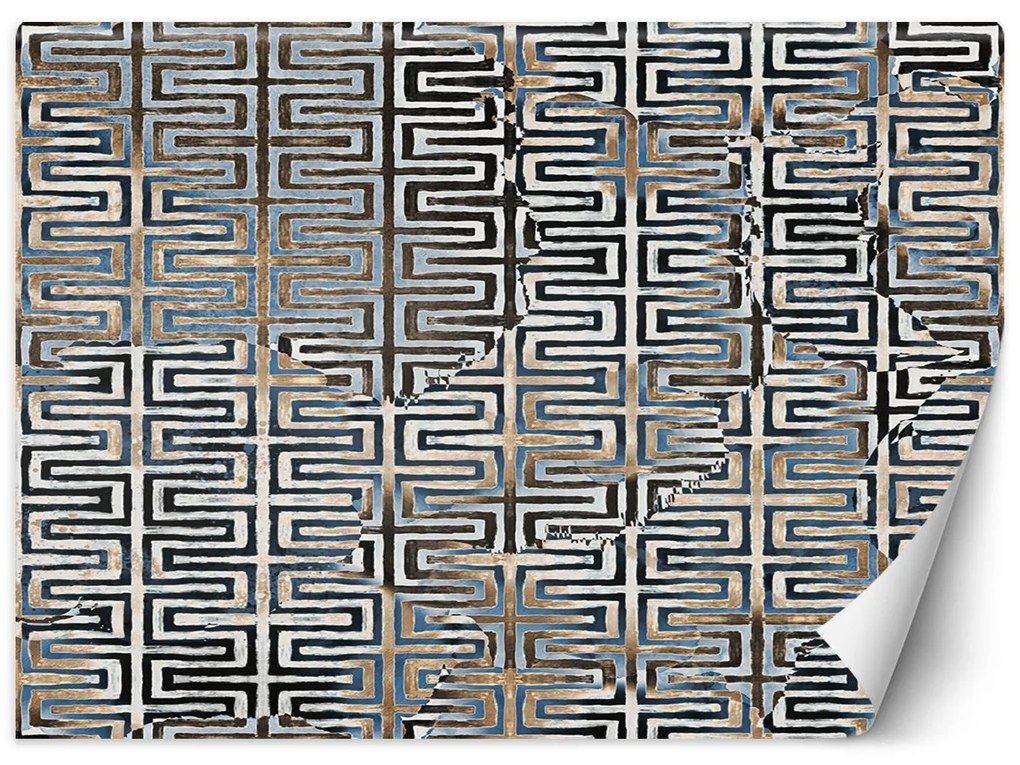Gario Fototapeta Zlatý geometrický vzor, glamour Materiál: Vliesová, Rozmery: 450 x 315 cm