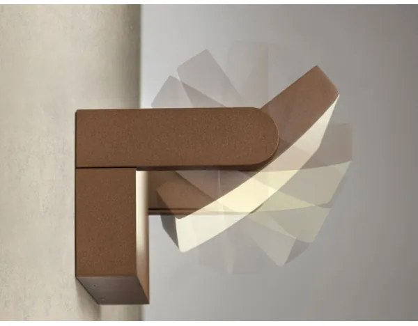 Redo 90588 -LED Vonkajšie svietidlo so senzorom FLIP LED/20W/230V 3000K IP54 hnedá