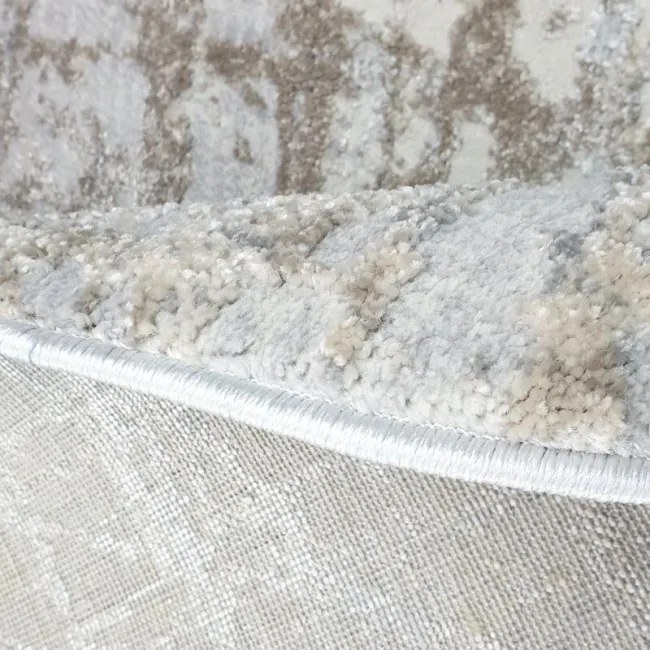 Koberec Bellavista 280-25 béžový  / sivý - kruh