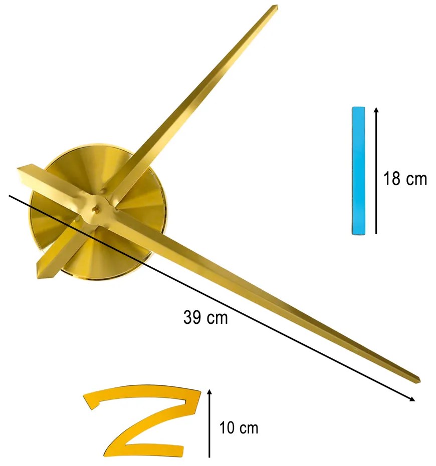 IKO Nástenné hodiny – farebné 100–120 cm