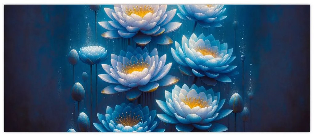 Obraz - Lekná pod hladinou (120x50 cm)