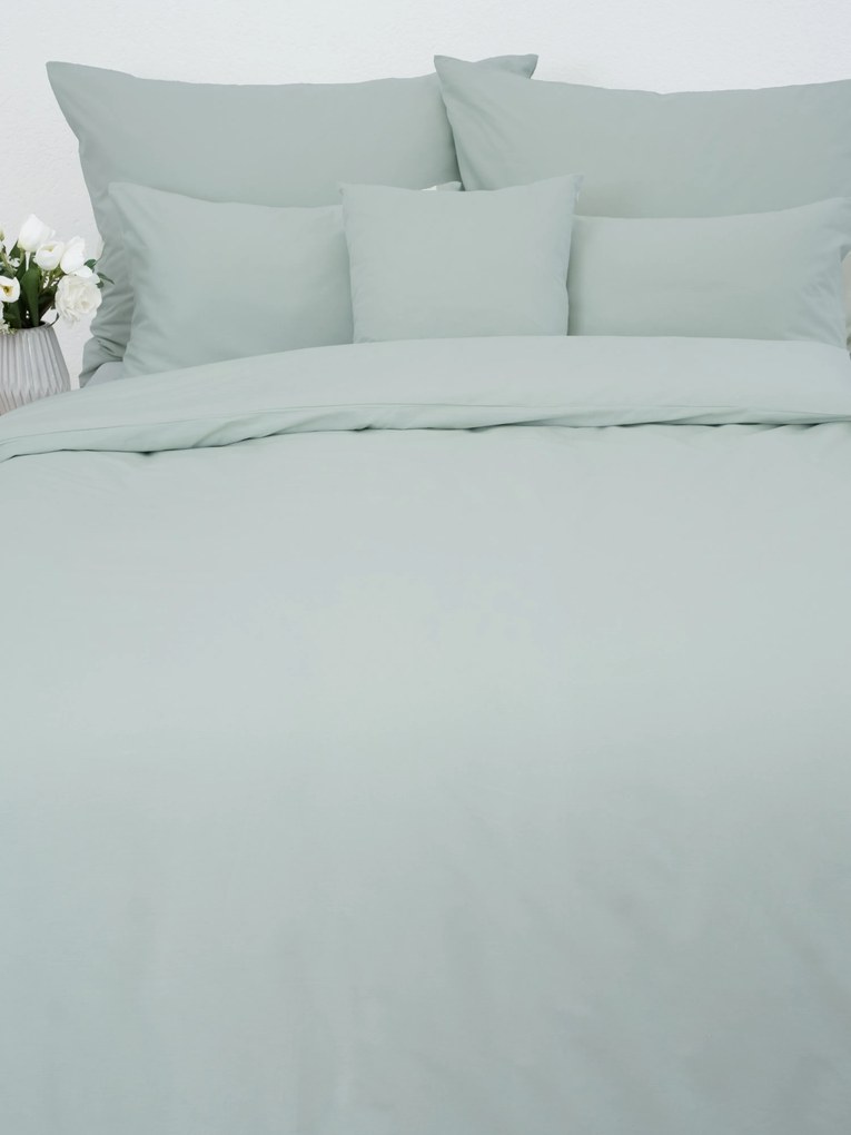 Bavlnené obliečky Renforcé - Jasmine sivozelená