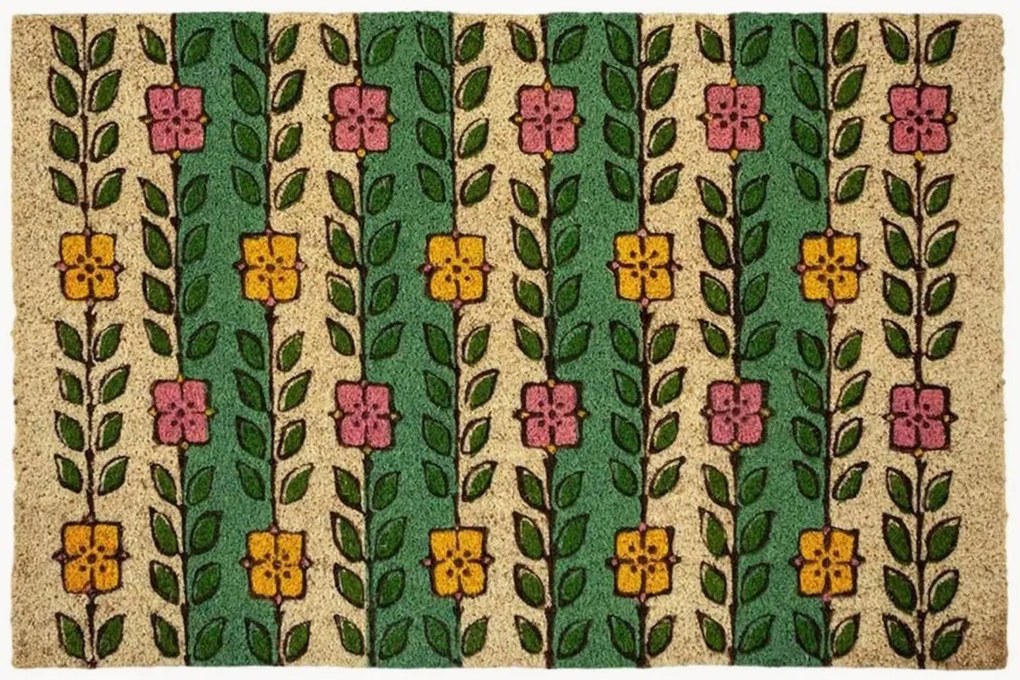 Ručne maľovaná rohožka z kokosového vlákna Espalier