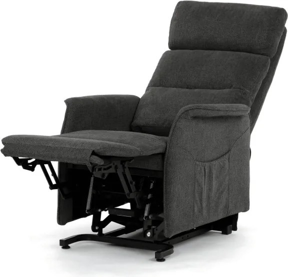 Polohovacie kreslo sivé, elektrické TV-L8960 GREY2