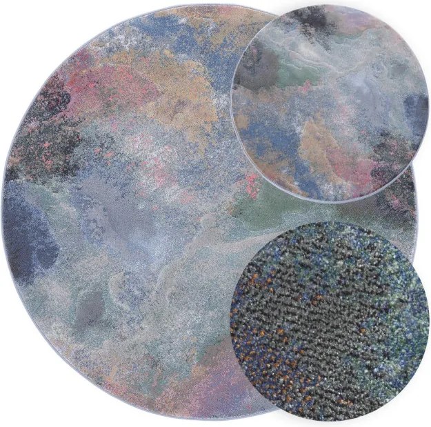 Koberec RAGOLLE Argentum 63934 5626 kruh